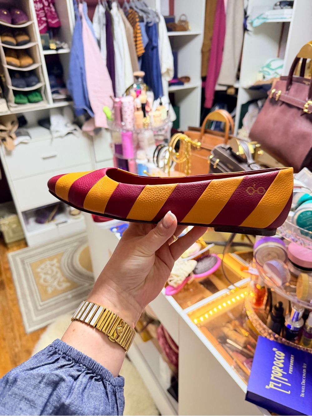 Harry Potter x Bipolar Handmade Leather Dress Flats Women sz 9.5 US (7UK, 40EU)